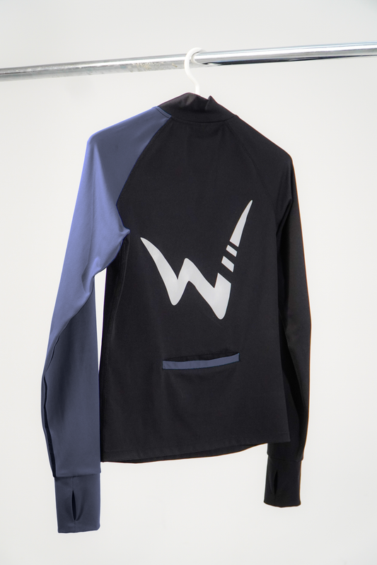 PM Stride Long Sleeve for Women - Dark Purple-Blue