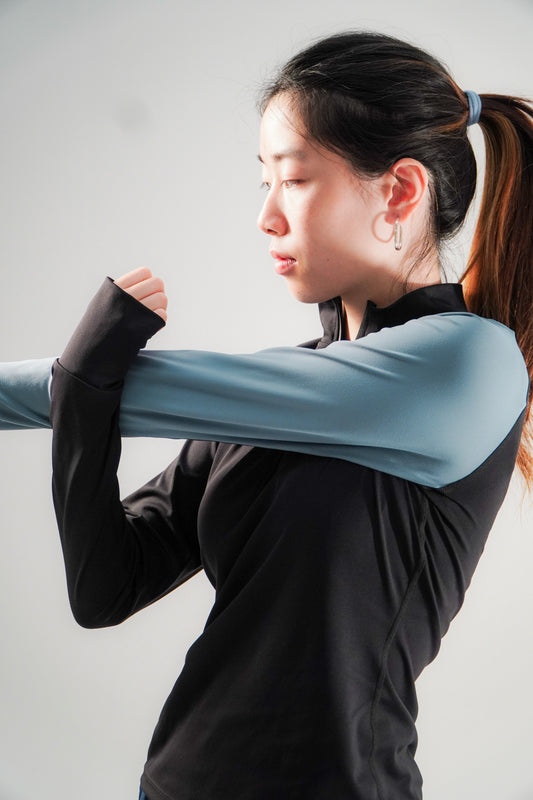 AM Stride Long Sleeve for Woman - Baby Blue