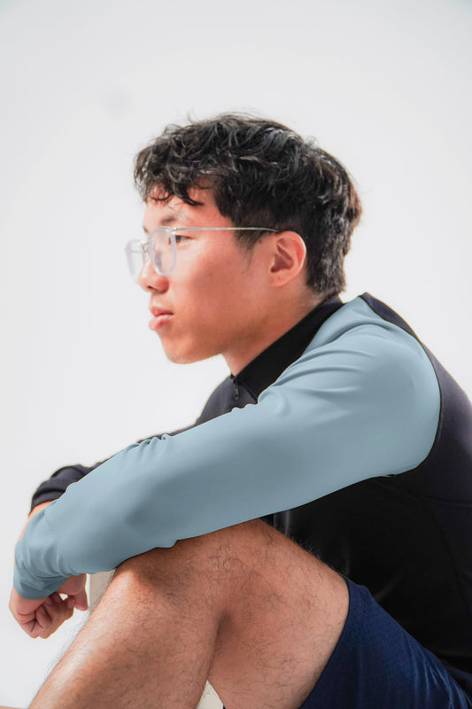 AM Stride Long Sleeve for Men - Baby Blue